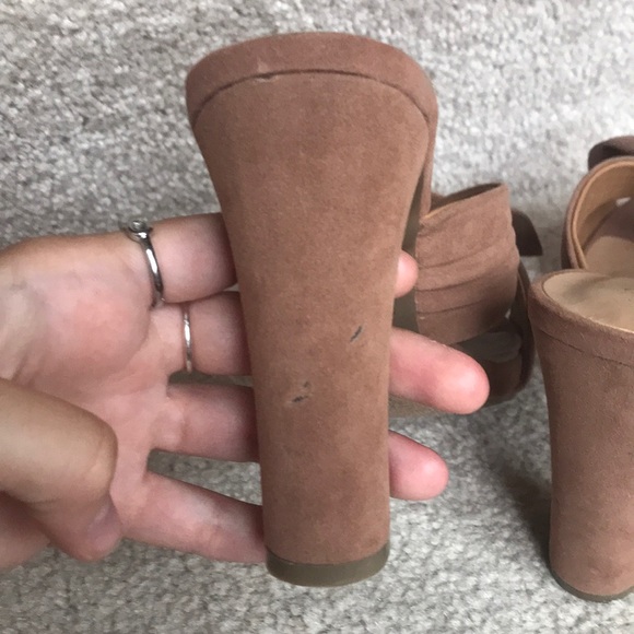 Suede slip knot heels - Picture 5 of 6